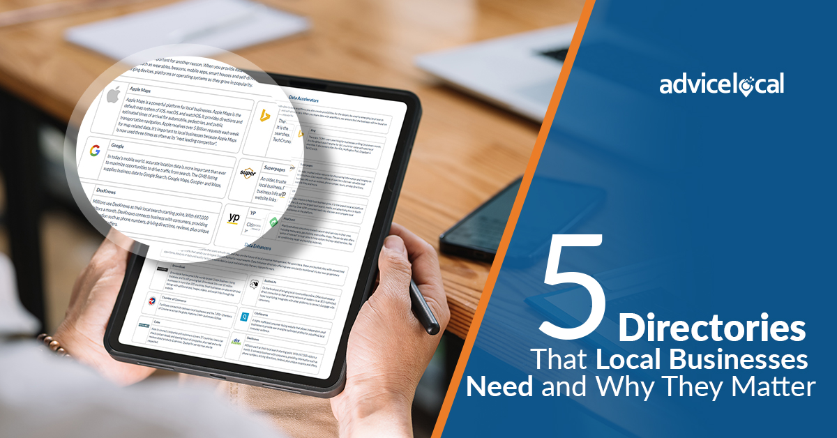 Top web directories for local businesses.