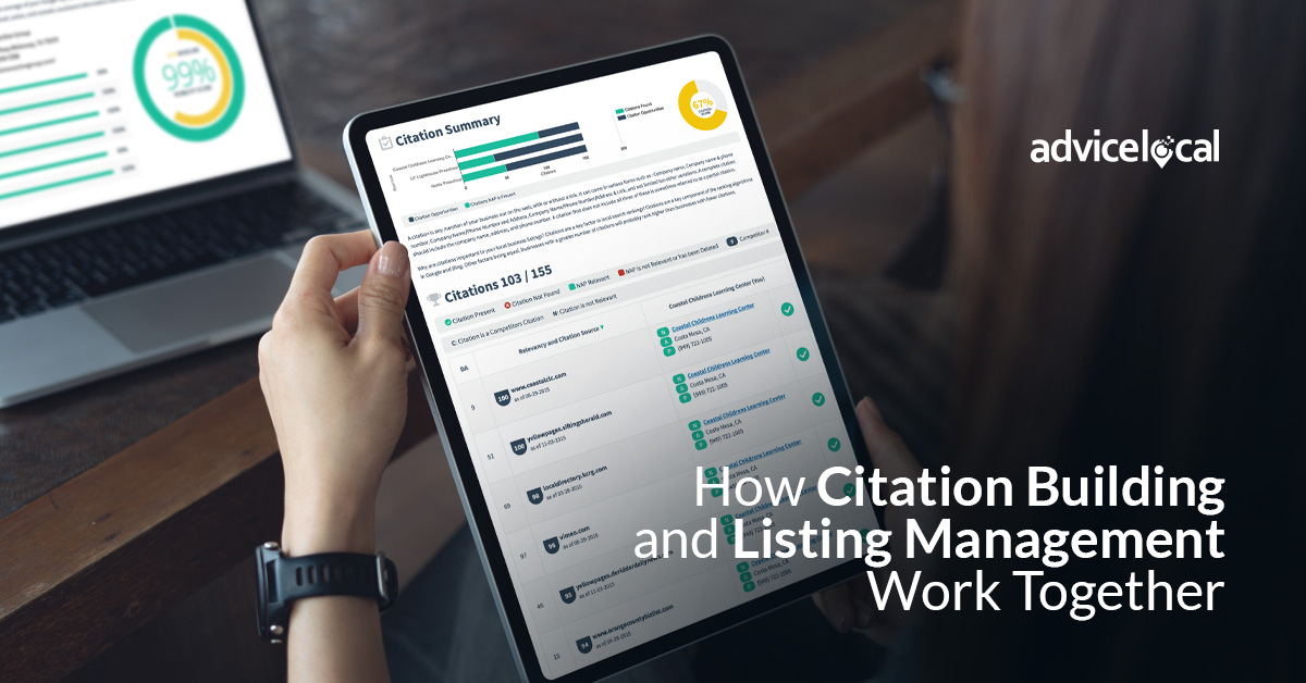 Citation building and listing management.