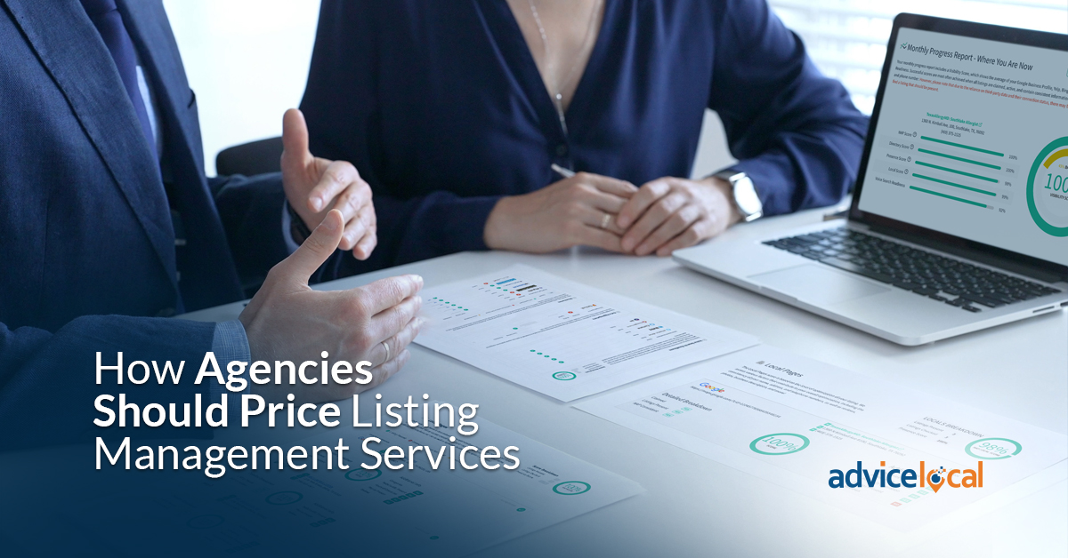 Listing management pricing for agencies.