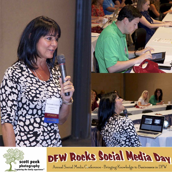 Bernie Coleman speaks at DFW Rocks Social Media