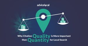 Why Citation Quality is More Important than Quantity for Local Search