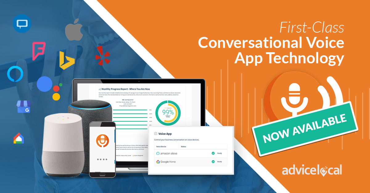 Cutting-Edge Conversational Voice App Technology Gets Businesses Found by Alexa and Google Assistant