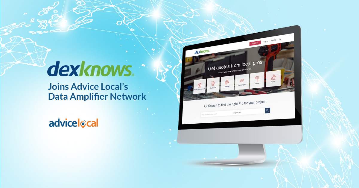 DexKnows Joins Advice Local’s Data Amplifier Network