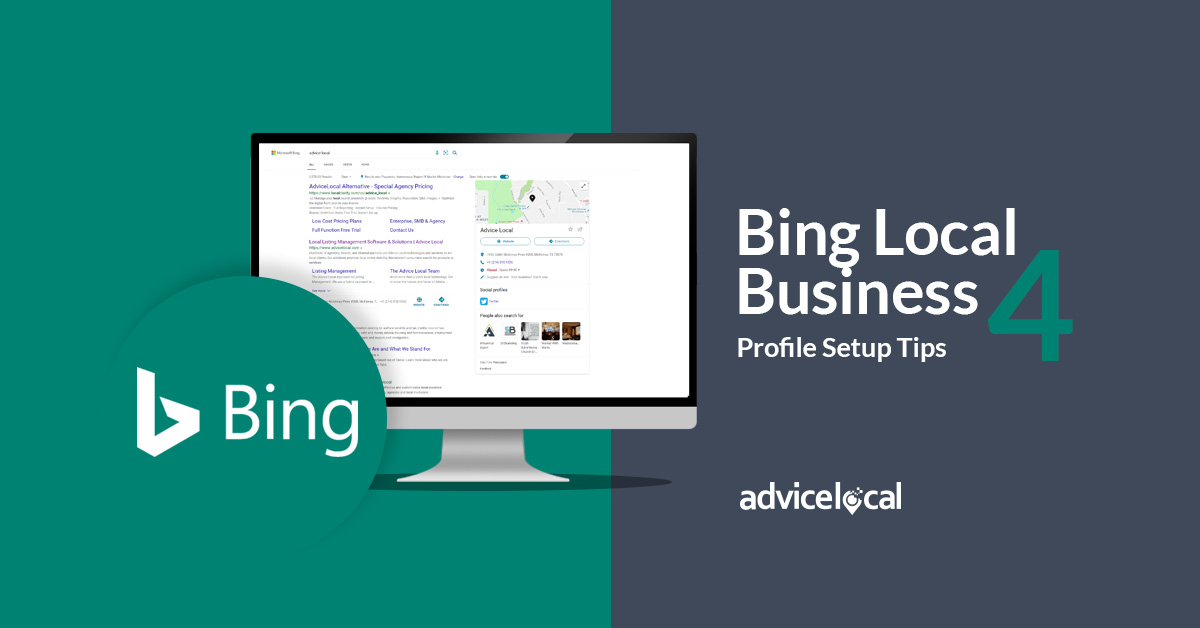 Four Bing Local Business Profile Setup Tips