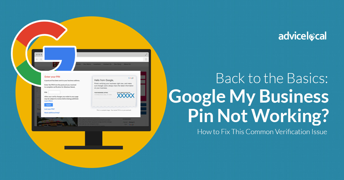 Google My Business Pin Not Working