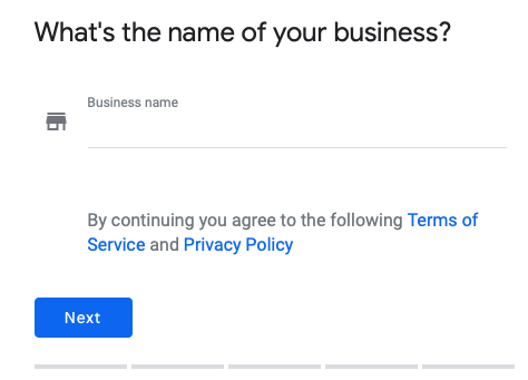 Google My Business Name