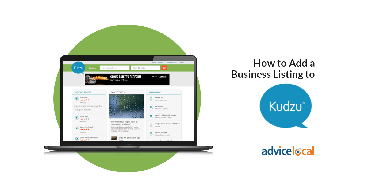 How to Add a Business to Kudzu.com