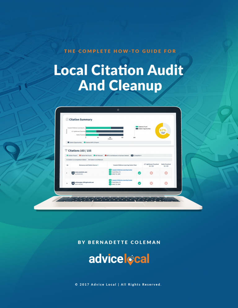 LocalCitationAuditGuideCover Advice Local