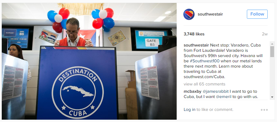 southwest-air-instagram-marketing