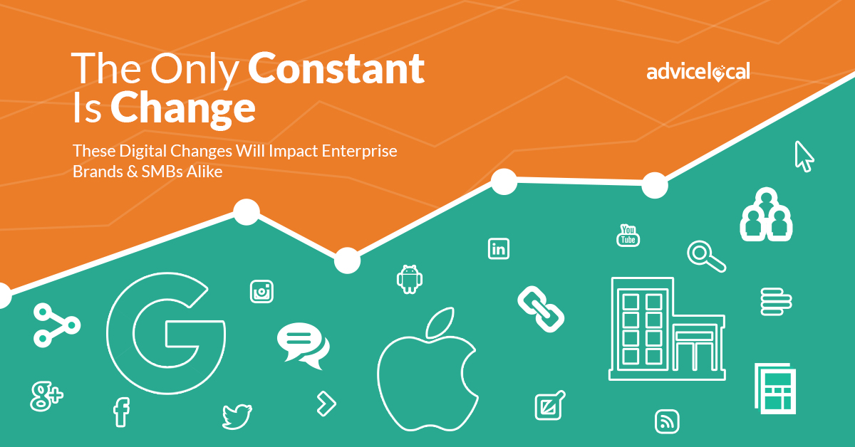 The Only Constant Is Change – These Digital Changes Will Impact Enterprise Brands & SMBs Alike