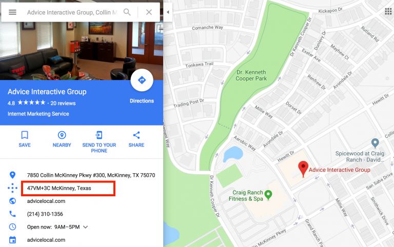 Getting the Gist of Plus Codes on Google Maps | Advice Local