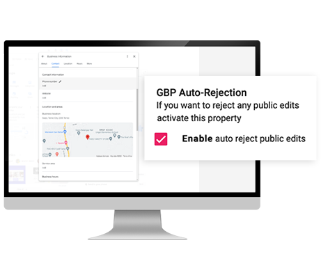 Auto-Reject Google Business Profile Public Edit with Advice Local