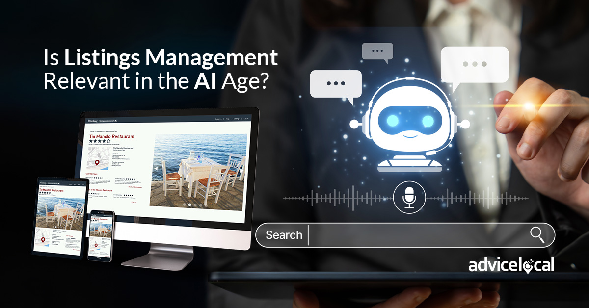Listings management relevance in the Age of ChatGPT.