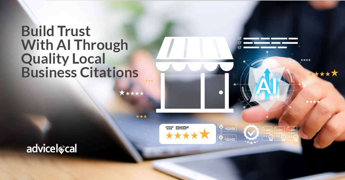 Quality local business citations build AI trust.
