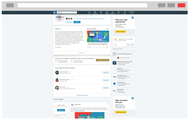 LinkedIn for Local SEO