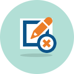 Data categories icon.