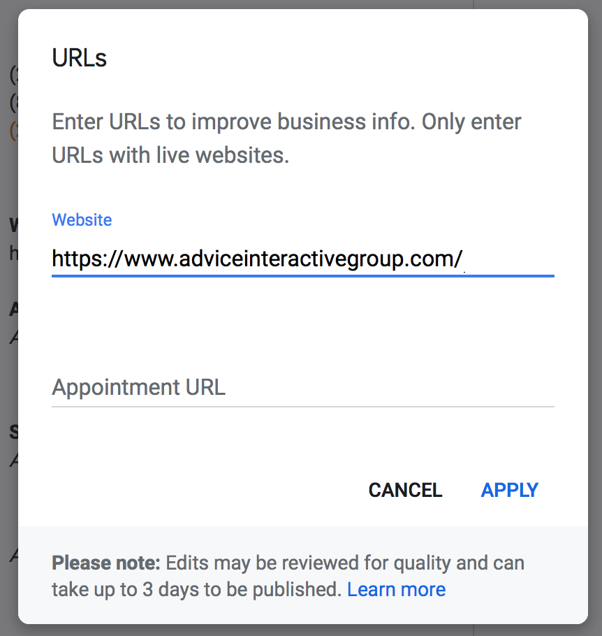 Secondary Links in a GMB Listing Can Deliver Results