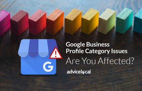 Google Business Profile Category Issues