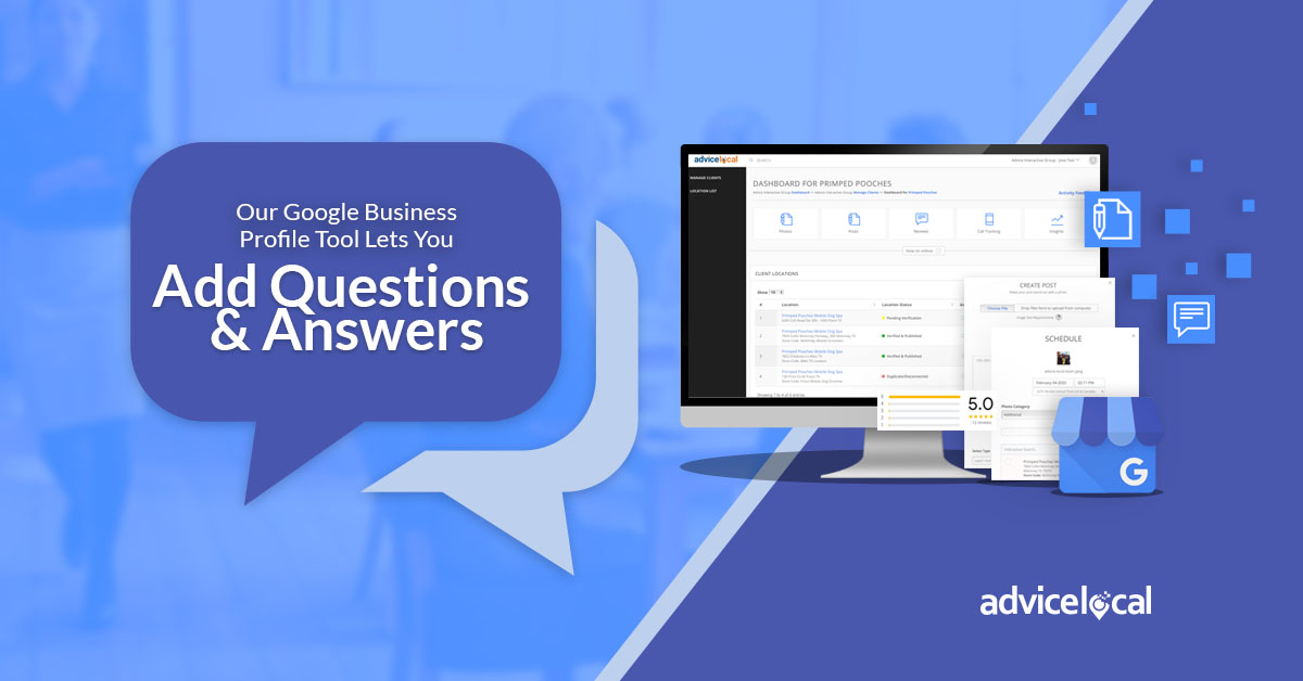 Our Google Business Profile Tool Lets You Add Questions & Answers