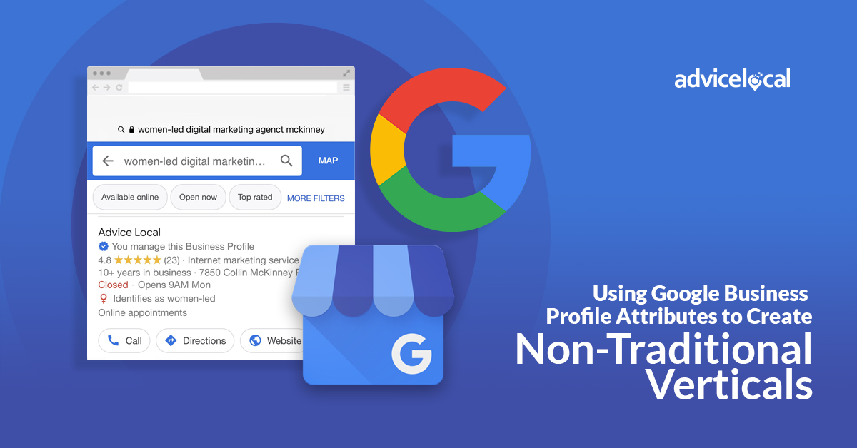 Using Google Business Profile Attributes to Create Non-Traditional Verticals