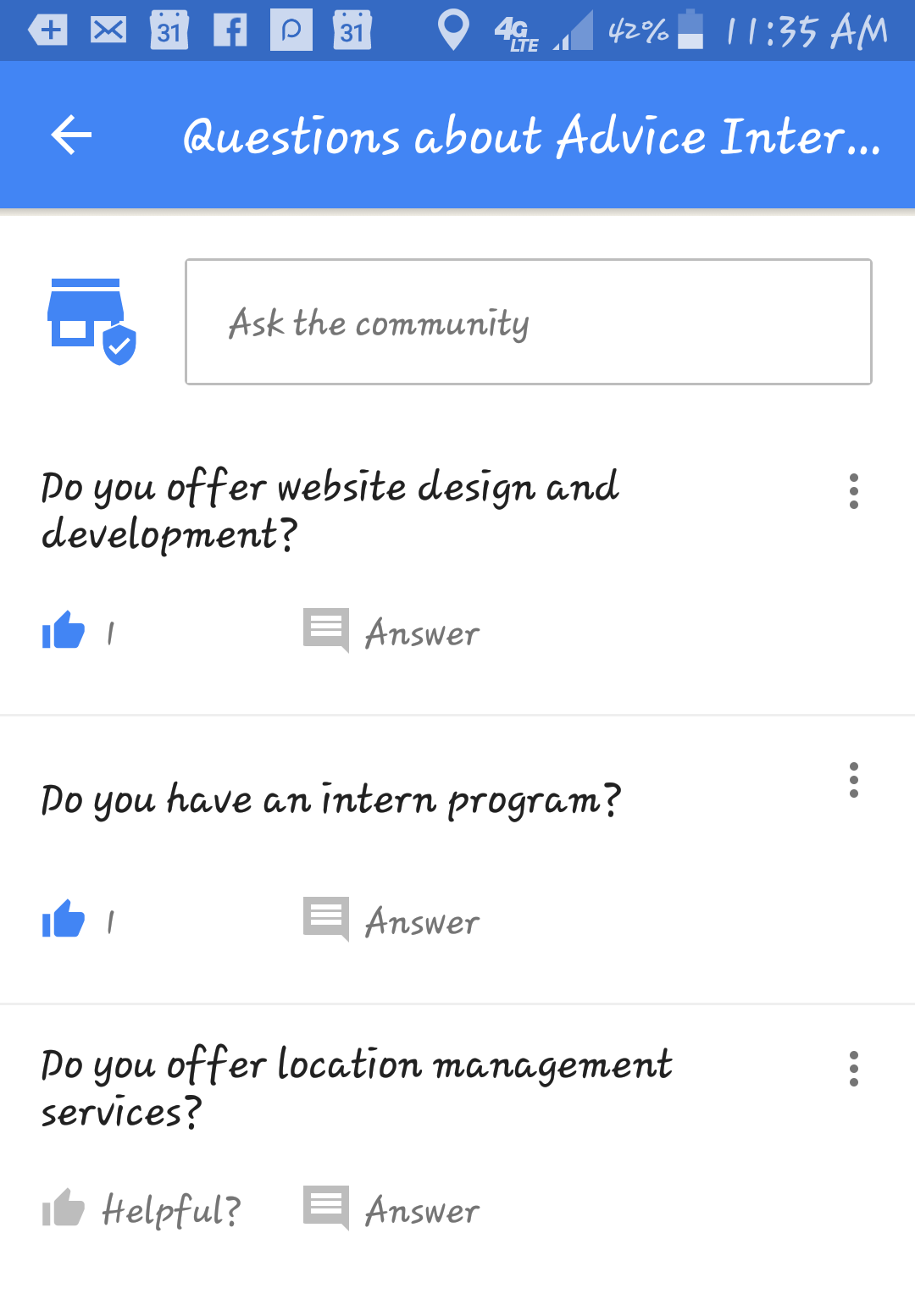 Google My Business Maps Questions