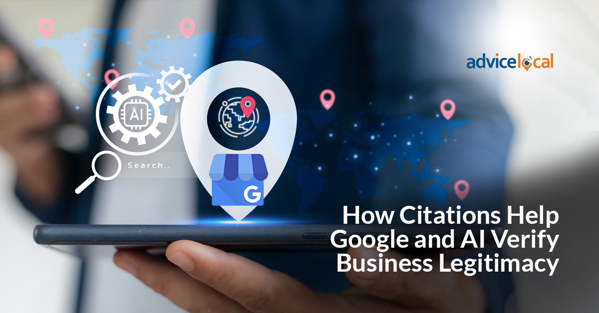 Clean citations are key to Google & AI seeing businesses as legitimate.