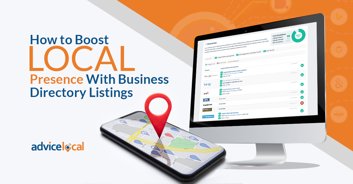 Free business directory listings.