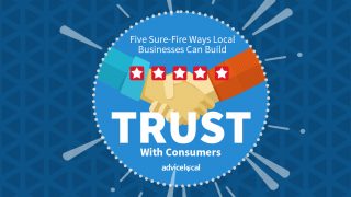 Local businesses can build trust with potential and current customers by placing an emphasis on human interaction and being transparent.