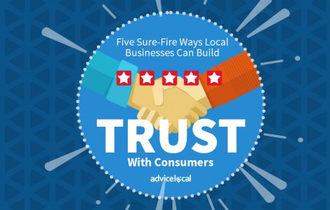Local businesses can build trust with potential and current customers by placing an emphasis on human interaction and being transparent.