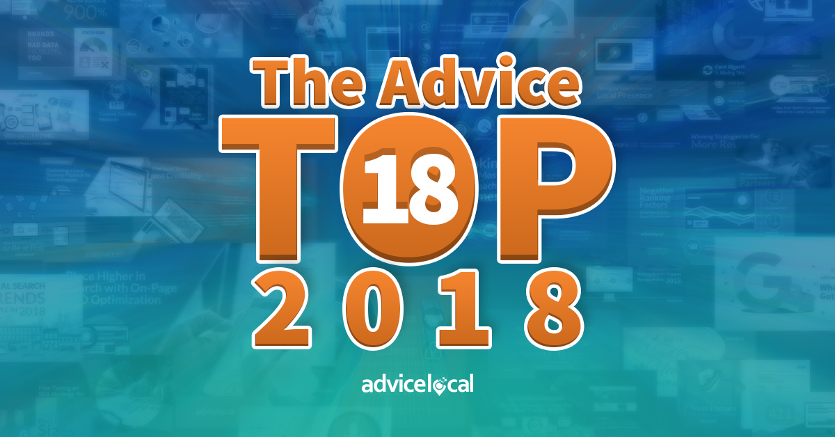 The Top Hits of 2018 to Help You Conquer Local Search in 2019 and Beyond