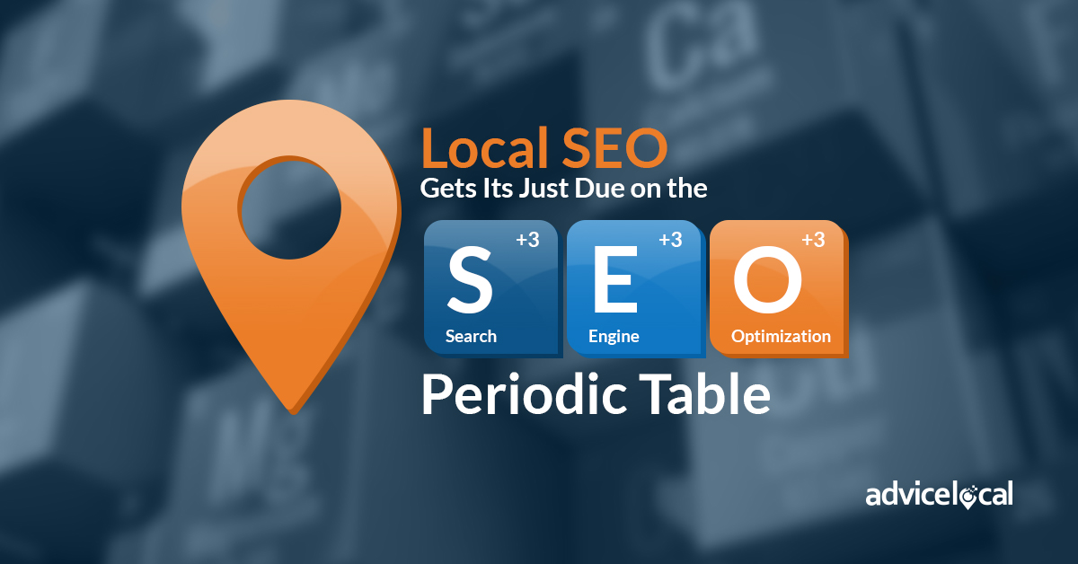 Local SEO Periodic Table