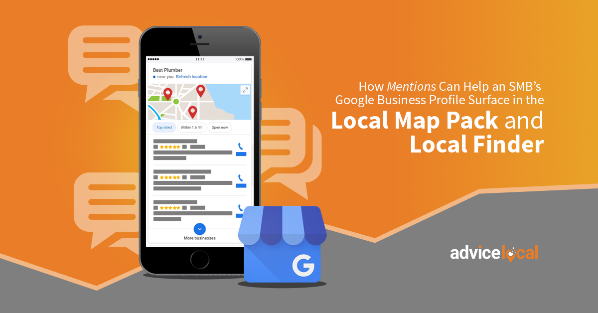 How Mentions Help a Google Business Profile Surface in the Map Pack and Finder