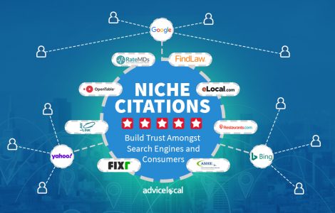 Build legal and healthcare niche citations with listing management.