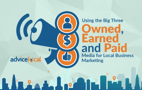 Understanding how to use owned, earned and paid media to create a local marketing strategy.