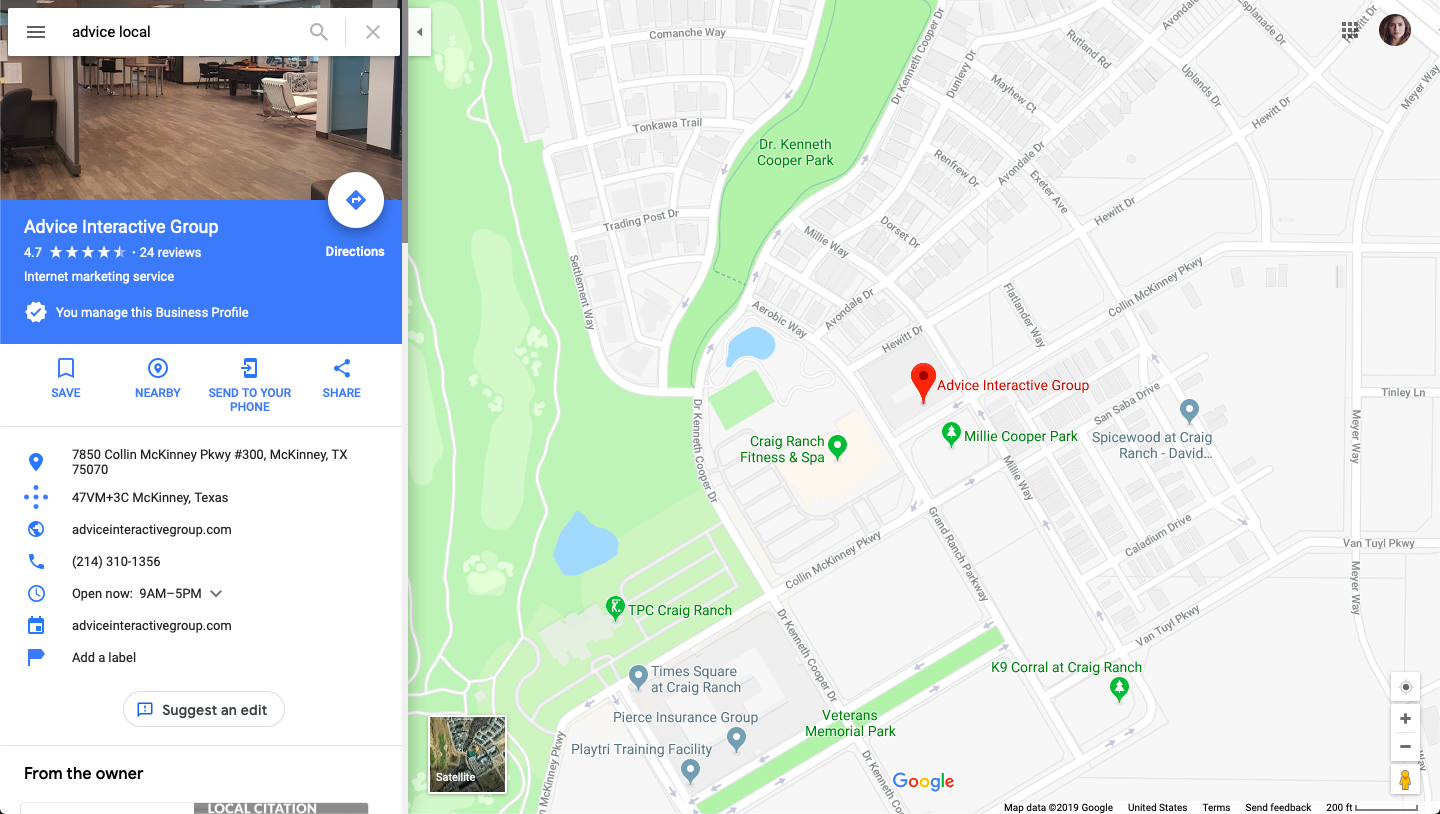 example of how to respond to a Google My Business review on google maps