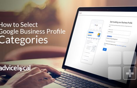 Google Business Profile categories.