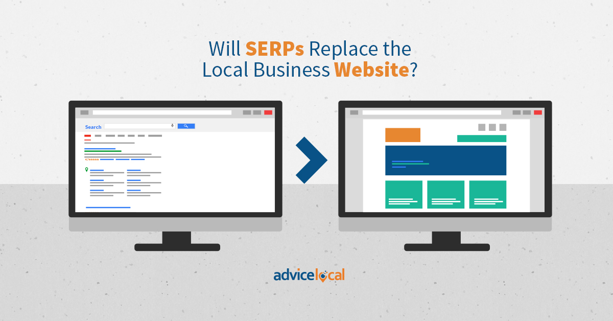 Will SERPs Replace the Local Business Website?