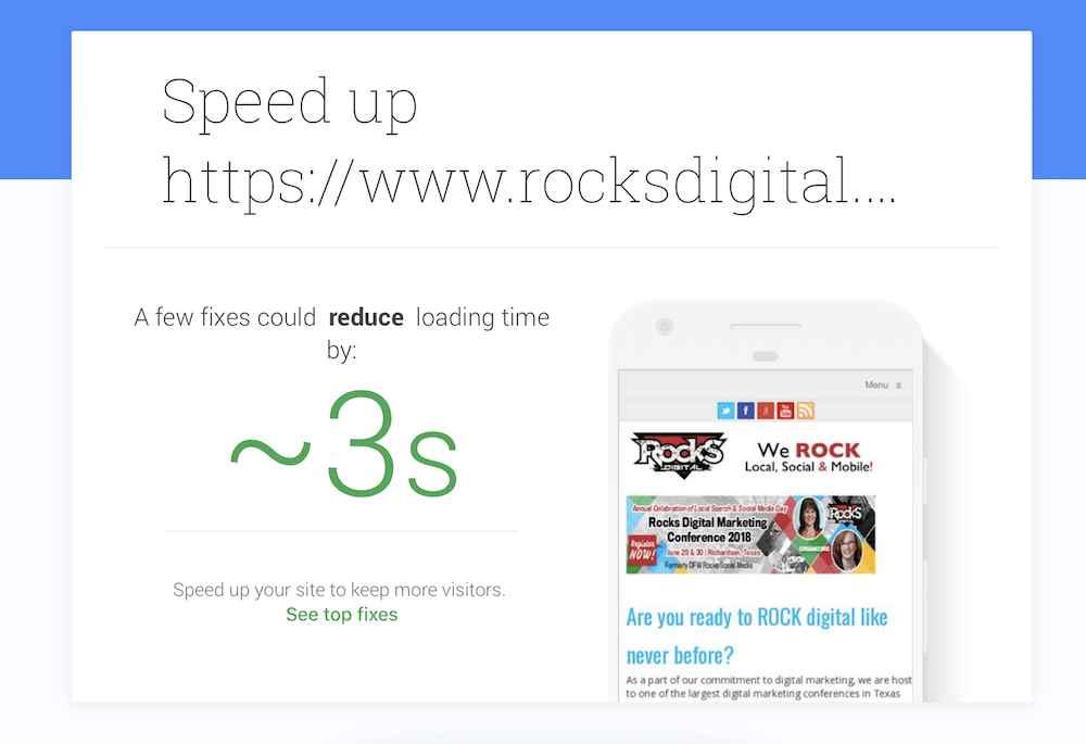 How to Speed Up a Mobile Site