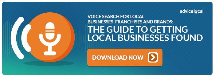 Download the Voice Search for Local Businesses, Franchises and Brands Guide [ad]