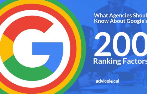 Google ranking factors for local marketers