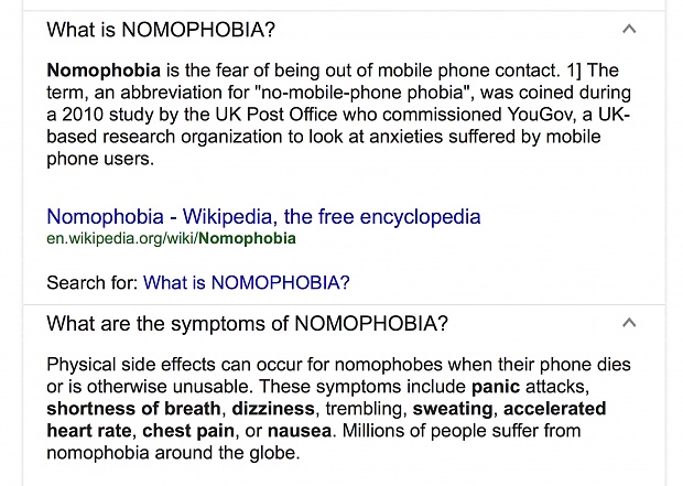 What is Nomophobia