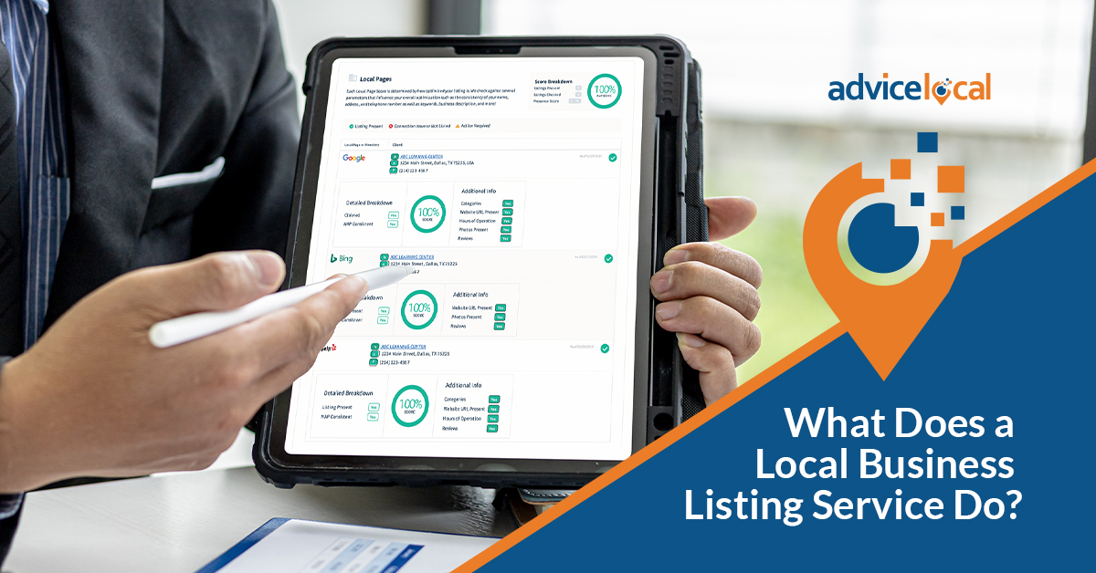 Local business listing services.