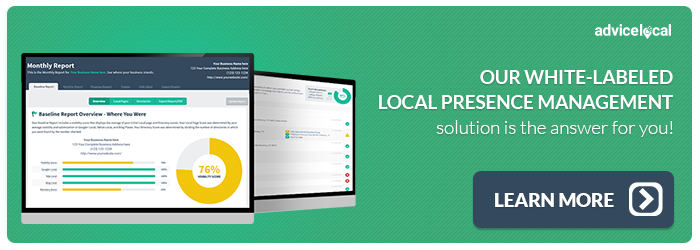 White-Labeled Local Presence Management Solution