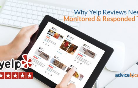 Yelp review monitoring.