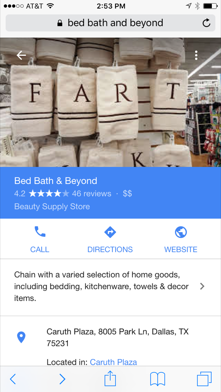 Google My Business Photo Mishap