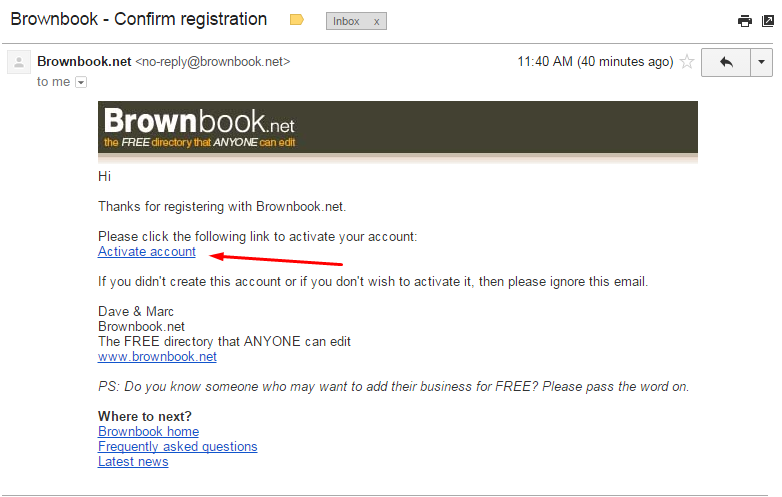 Brownbook Business Listing step 4