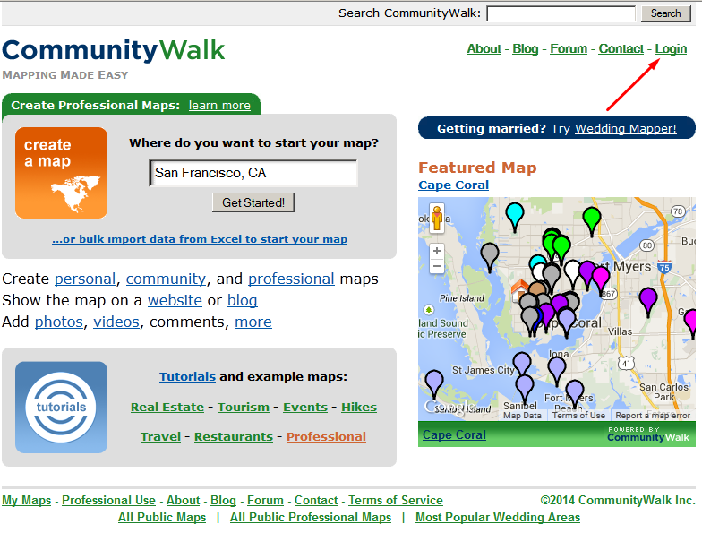 Community Walk Business Listing step 1