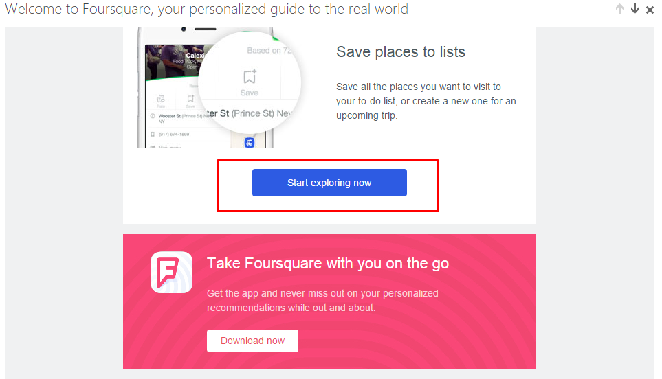 Foursquare Business Listing Step 3