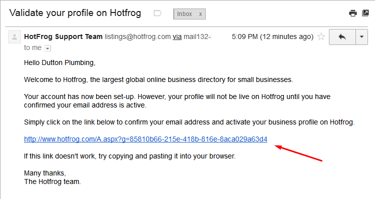 Hotfrog Business Listing Step 4